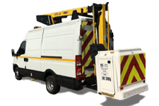 Van Hire Manchester Airport - 12.5M Cherry Picker 3.5T - Van hire Manchester airport