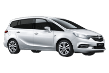 Van Hire Manchester Airport - Vauxhall Zafira 7-Seater - Minibus hire Manchester airport