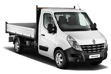 Van Hire Manchester Airport - White 3.5 Tonne Folkestone Tipper Transit - Van hire Manchester airport